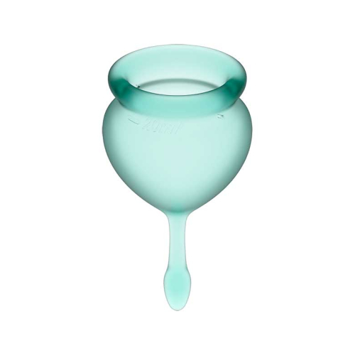 Satisfyer - Menstrual Cup Kit Feel Good (15 + 20 ml) - Dark Green