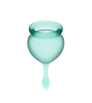 Satisfyer - Menstrual Cup Kit Feel Good (15 + 20 ml) - Dark Green