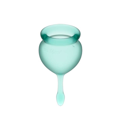 Satisfyer - Menstrual Cup Kit Feel Good (15 + 20 ml) - Dark Green