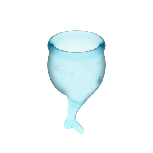 Satisfyer - Menstrual Cup Kit Feel Secure (15 + 20 ml) - Light Blue