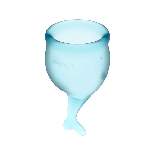 Satisfyer - Menstrual Cup Kit Feel Secure (15 + 20 ml) - Light Blue