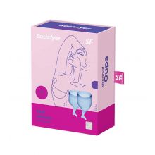 Satisfyer - Menstrual Cup Kit Feel Secure (15 + 20 ml) - Dark Blue