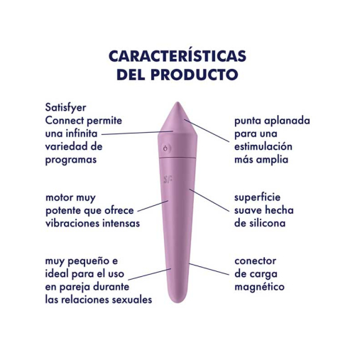 Satisfyer - Mini Vibrator Ultra Power Bullet 8 App Connect