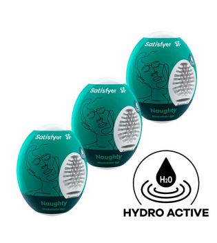 Satisfyer - Masturbator Egg Set Hydro Active - Naughty