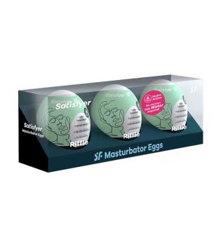 Satisfyer - Masturbator Egg Set Hydro Active - Riffle