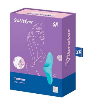 Satisfyer - Teaser Finger Vibrator - Light Blue