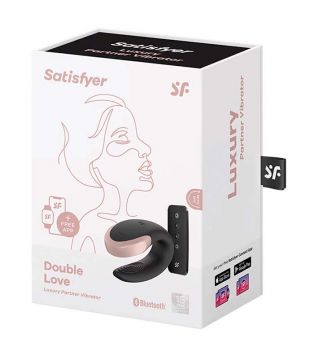 Satisfyer - Vibrator for couples Double Love - Black
