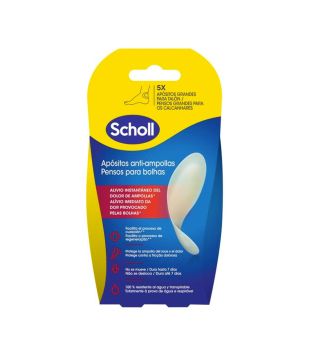 Scholl - Large Anti-Blister Heel Dressings - 5 Count