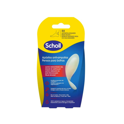 Scholl - Large Anti-Blister Heel Dressings - 5 Count