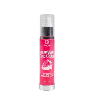 Secret Play - Lubricant heat effect - Strawberries with cream