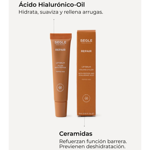 SEGLE - Lip balm with peptides Repair - Toffee Kiss