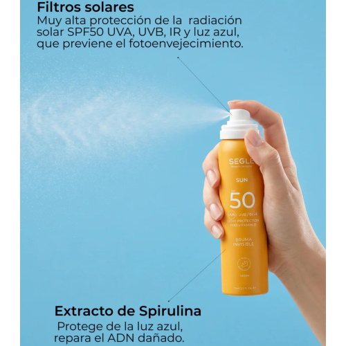 SEGLE - Invisible Sun Facial Mist SPF50