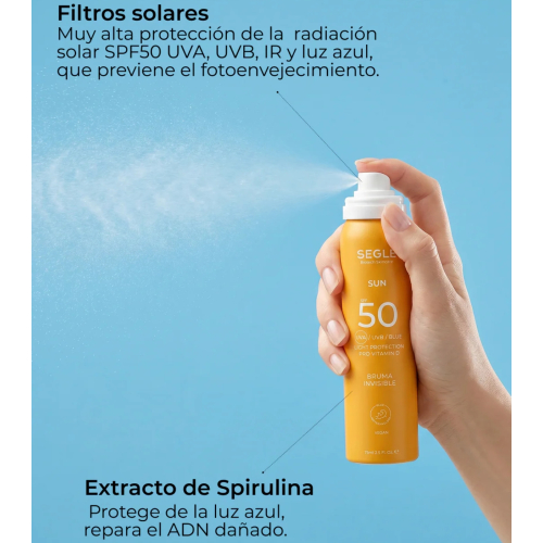 SEGLE - Invisible sun mist SPF50+ - 200ml