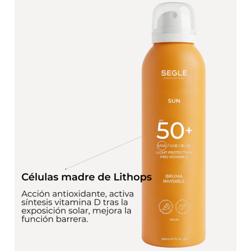 SEGLE - Invisible sun mist SPF50+ - 200ml