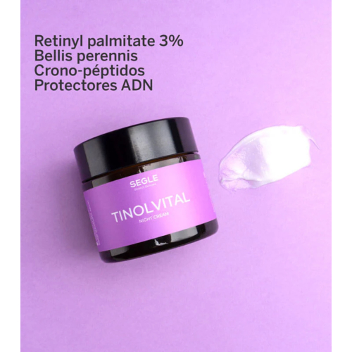 SEGLE - Anti-aging night facial cream Tinolvital - Normal to dry skin