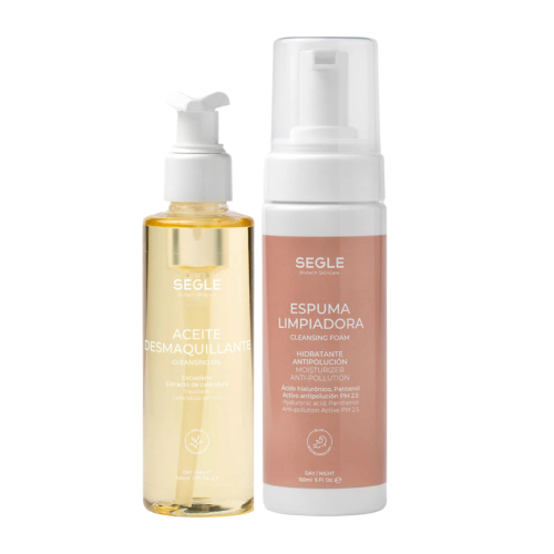 SEGLE - Double cleansing pack makeup remover oil + cleansing foam