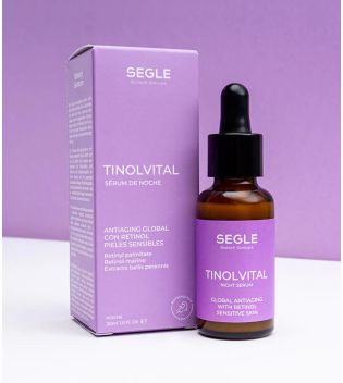 SEGLE - Anti-aging night facial serum Tinolvital - Sensitive skin