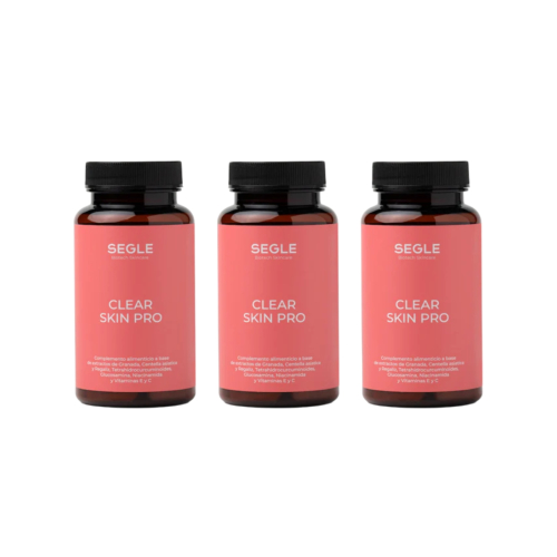 SEGLE - Set of 3 food supplements Clear Skin Pro - 3x60 capsules