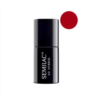 Semilac - Semi-permanent nail polish - 027: Intense Red