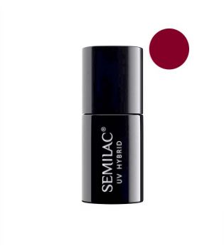 Semilac - Semi-permanent nail polish - 071: Deep Red
