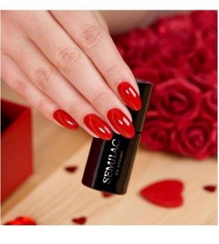 Semilac - Semi-permanent nail polish - 345: Gorgeous Red
