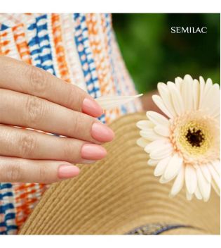 Semilac - Semi-permanent nail polish - 371: Vivid Coral