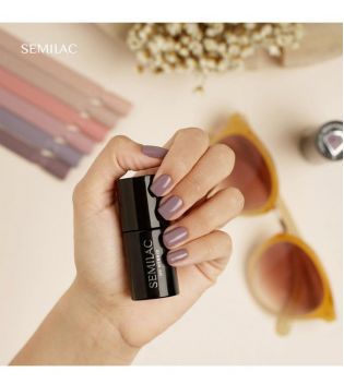 Semilac - Semi-permanent nail polish - 373: Moderate Burgundy