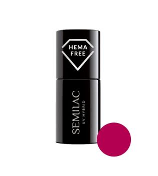 Semilac - Semi-permanent nail polish - 436: Powerful Burgundy