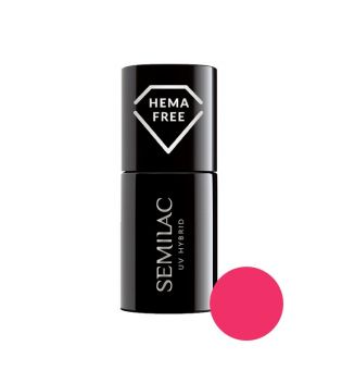 Semilac - Semi-permanent nail polish - 437: Warm Raspberry