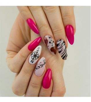 Semilac - Semi-permanent nail polish - 517: Neon Pink