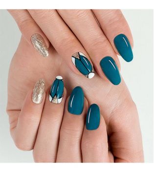 Semilac - Semi-permanent nail polish - 526: Teal