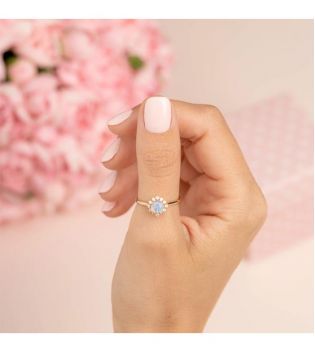 Semilac - Semi-permanent nail polish - 574: Bride in Powder Pink
