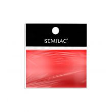 Semilac - Transfer foil for nail art - 04: Red foil