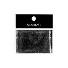 Semilac - Transfer foil for nail art - 06: Black Lace foil