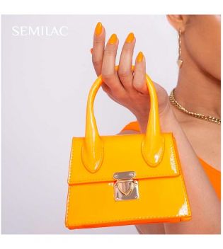Semilac - *Power Neons* - Semi-permanent nail polish - 424: Orange Euphoria