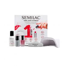 Semilac - Semi-permanent manicure set One Step Hybrid