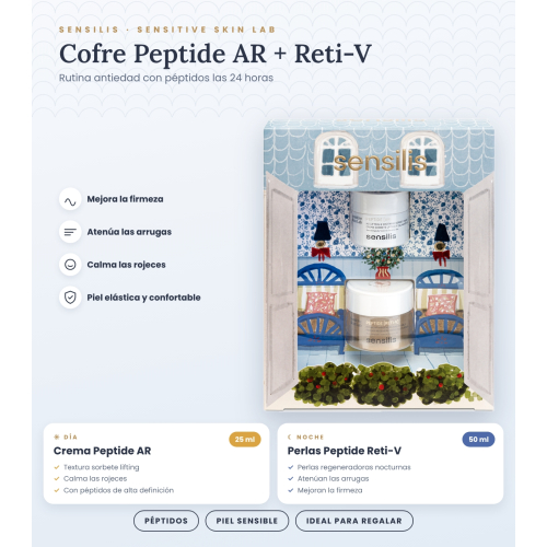 Sensilis - *Xmass* - Cream set Peptide AR + pearls Peptide Reti-V