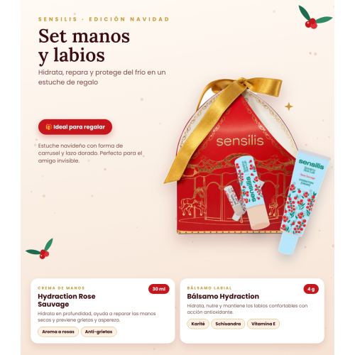 Sensilis - *Xmass* - Hand cream and lip balm set