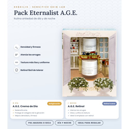 Sensilis - *Xmass* - Eternalist AGE day cream + night cream set
