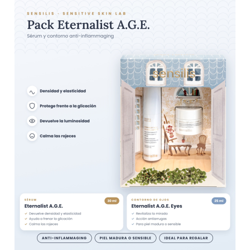 Sensilis - *Xmass* - Eternalist AGE anti-aging serum set + Revitalizing complex