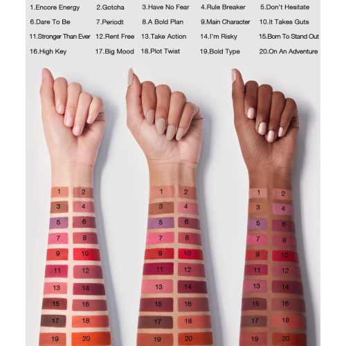 SHEGLAM - Long-lasting matte lipstick Dynamatte Boom - Periodt