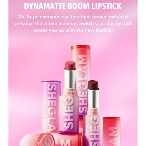 SHEGLAM - Long-lasting matte lipstick Dynamatte Boom - Periodt