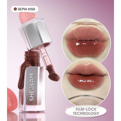 SHEGLAM - Lip Gloss Glass Lock Air - Sepia Kiss