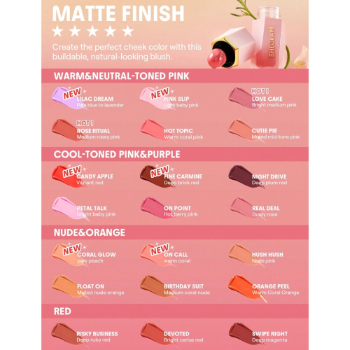 SHEGLAM - Liquid Blush Color Bloom - Cutie Pie