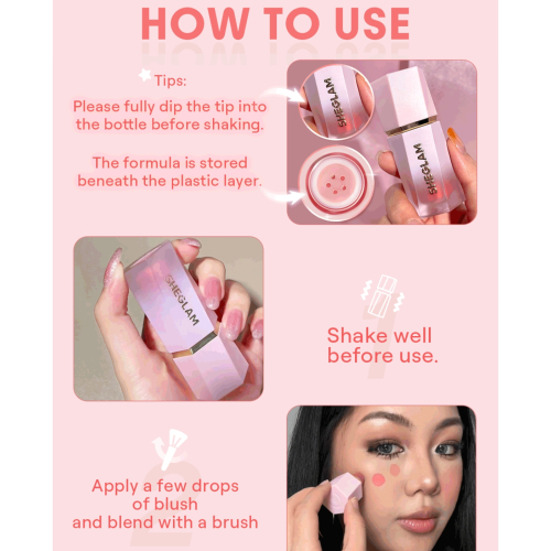 SHEGLAM - Liquid Blush Color Bloom - Devoted