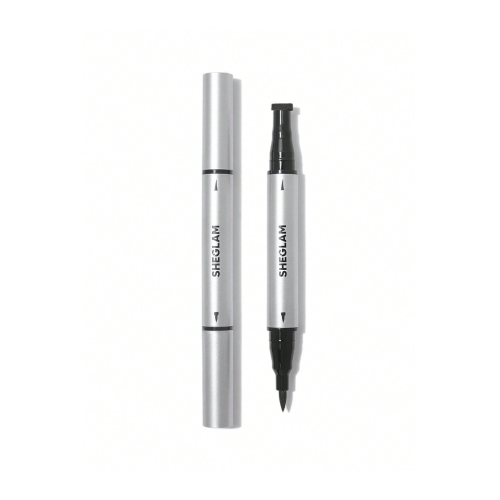 SHEGLAM - 2-in-1 Waterproof Eyeliner Wing It - Black