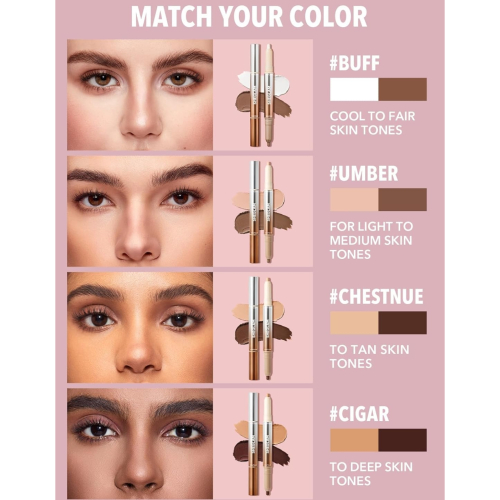 SHEGLAM - Nose contour and highlight pencil Fine Line - Umber