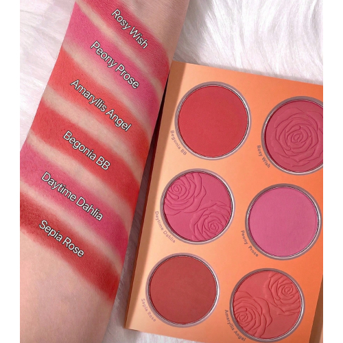 SHEGLAM - Powder Blush Palette Floral Flush - Cottage Core Garden