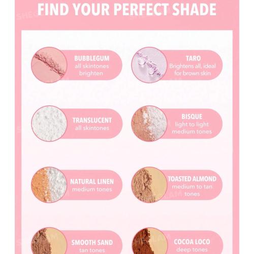 SHEGLAM - Setting Powder for Face and Contour Insta-Ready - Bubblegum