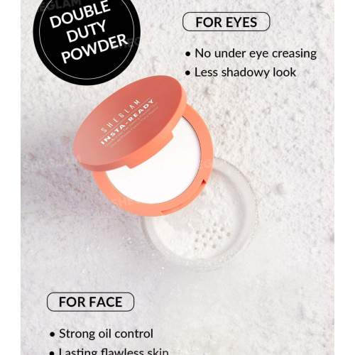 SHEGLAM - Setting Powder for Face and Contour Insta-Ready - Translucent